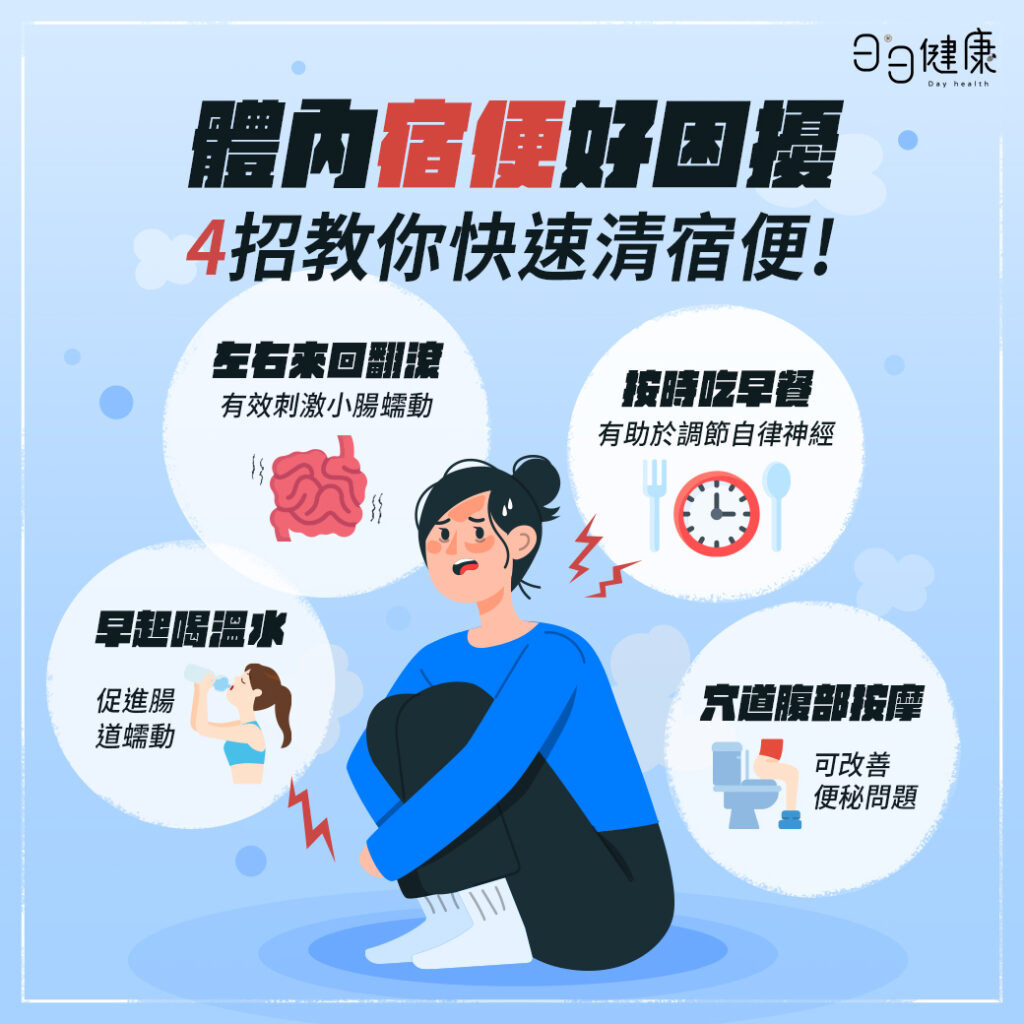 如何清除體內宿便?4招簡單方法輕鬆清空腸道!